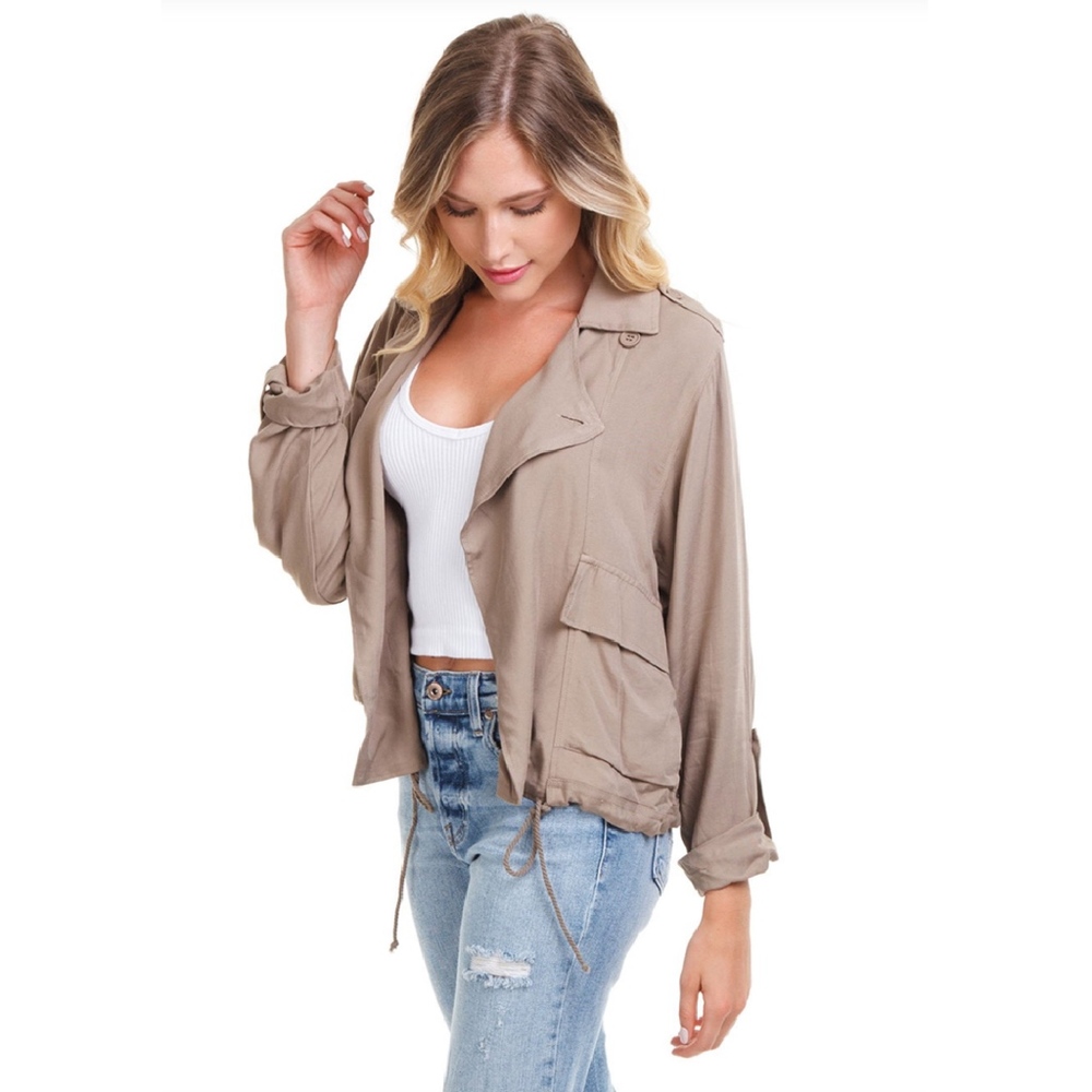 Always + Forever Drawstring Jacket - Picture 2 of 7